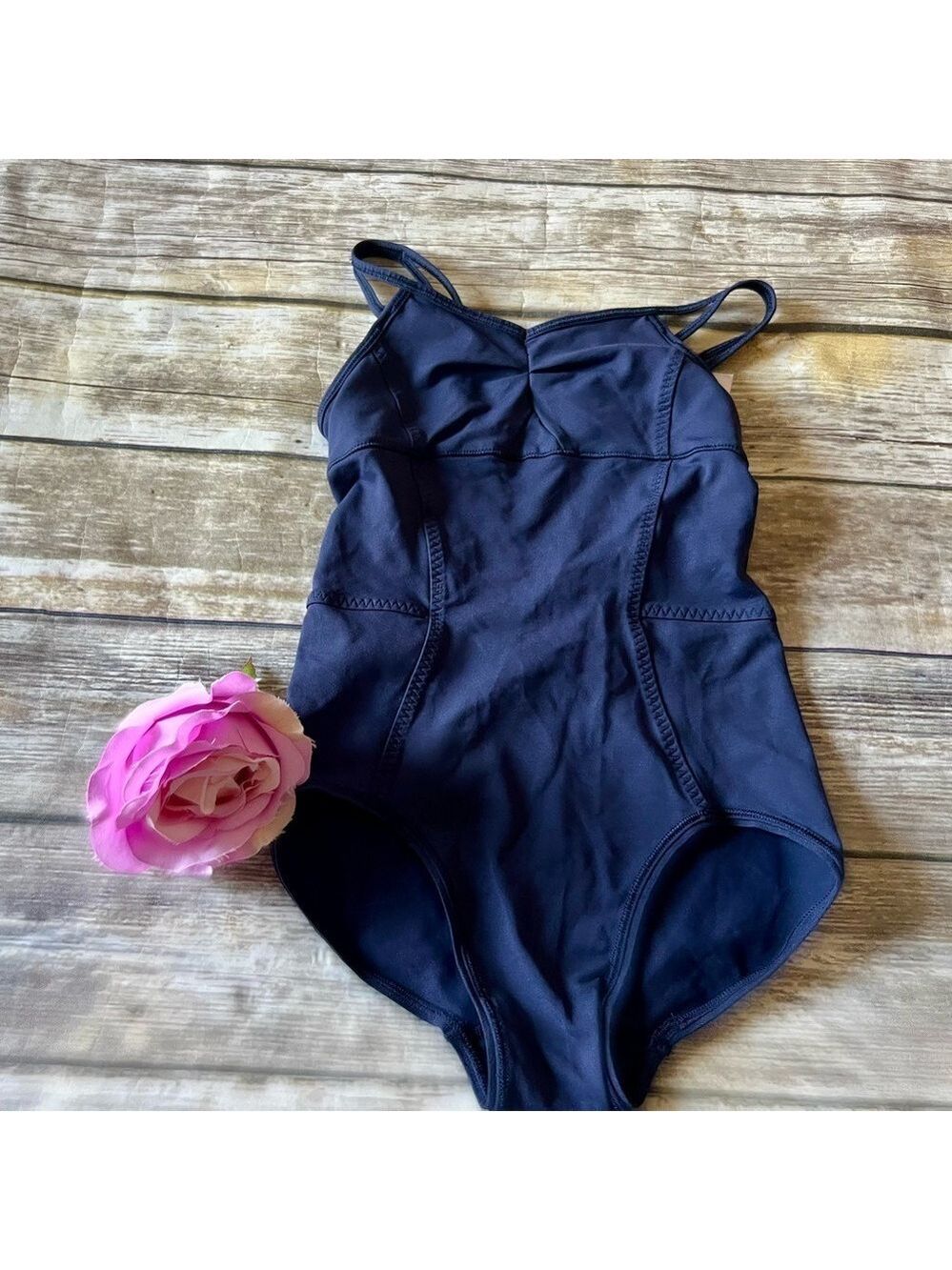 NWOT IVIVVA NAVY LEOTARD
